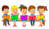 kids-boys-girls-read-books-sit-bench-illustration-vector-boys-girls-read-books-146308500