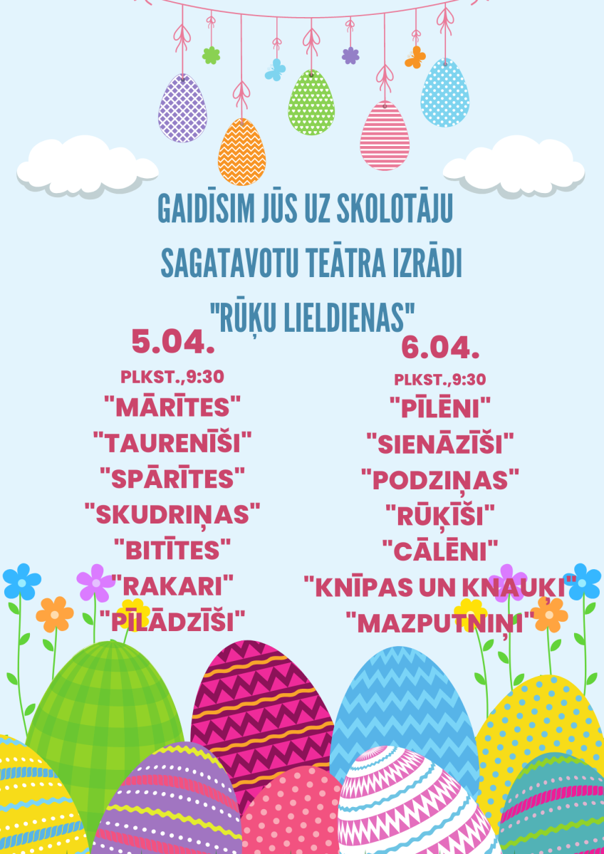 Blue Modern Easter Egg Hunt Flyer (1)