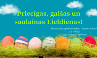 Blue Modern  Easter Day Facebook Event Cover