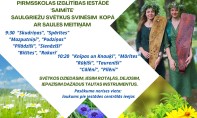 Yellow and green summer flower photo collage (29 x 21 cm) (2)