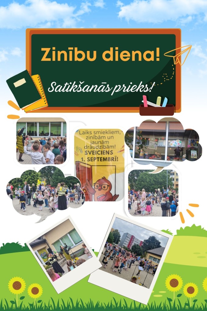 White Green And Orange Illustrated Memorable Classroom Moments Photo Collage (2)