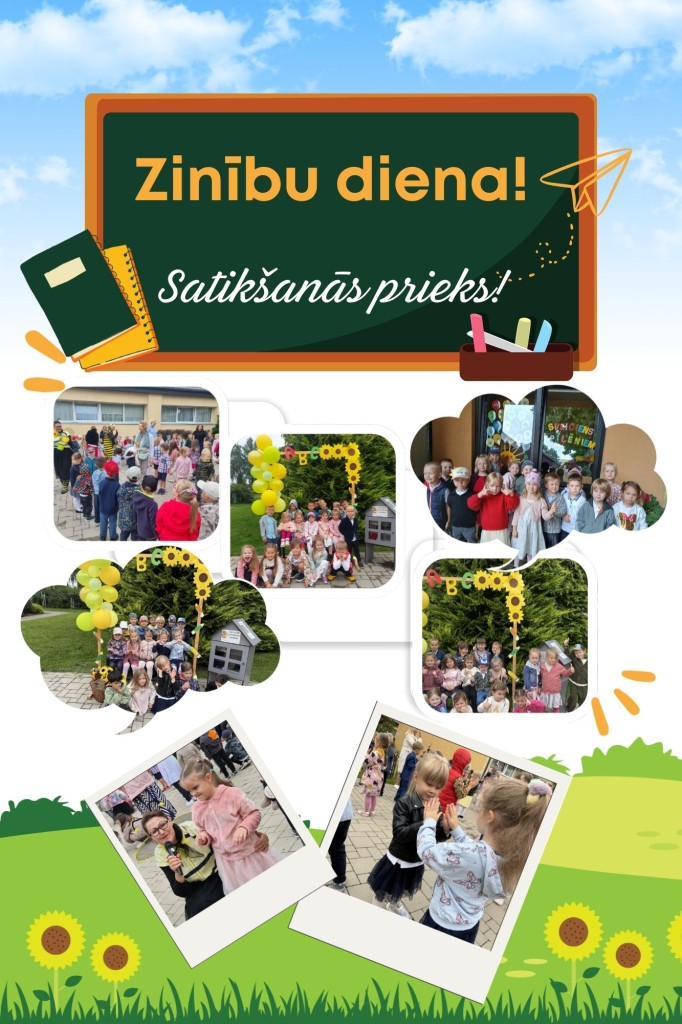White Green And Orange Illustrated Memorable Classroom Moments Photo Collage