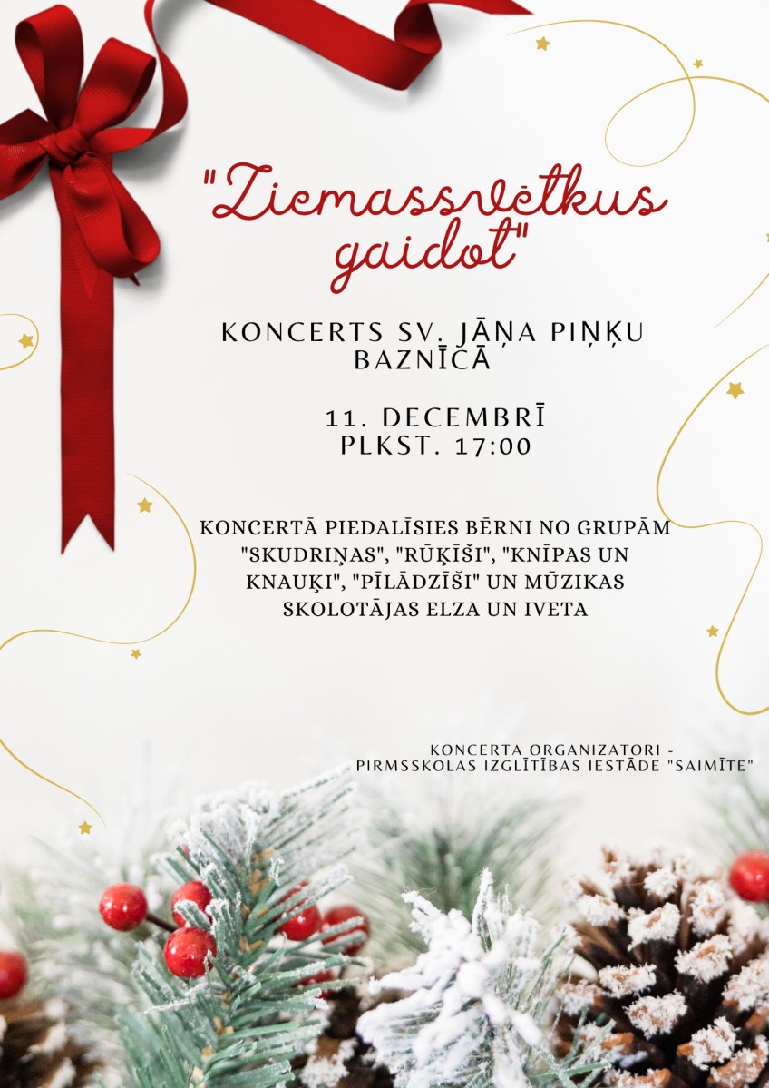 White Elegant Christmas Dinner Menu