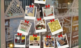 Green And Gold Luxury Christmas Photo Collage Poster