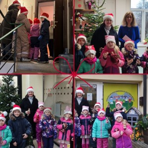 Red and White Minimalist Aesthetic Inspiration Christmas Photo Collage Instagram Post