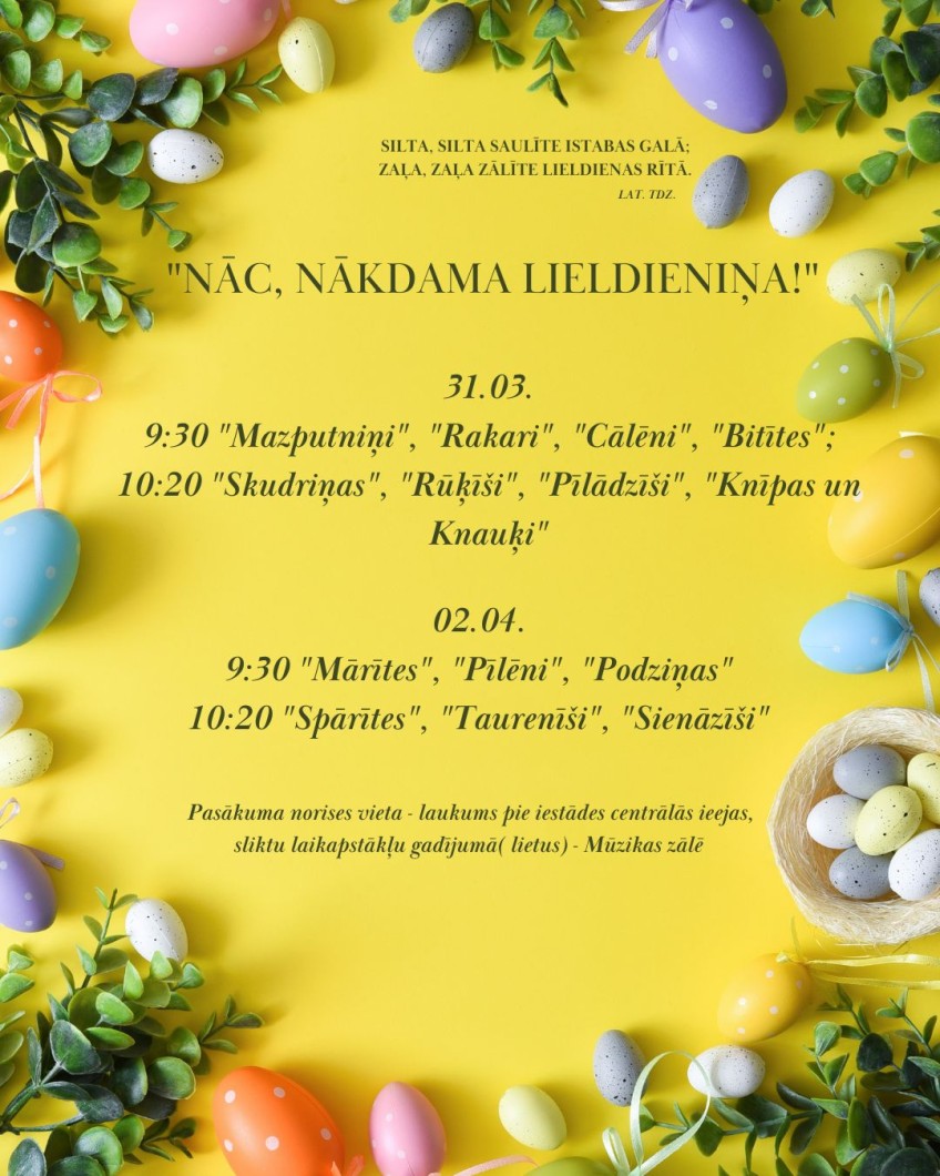 Yellow Minimalist Easter Wishes Instagram Post