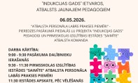 Sadarbība ar Latvijas Universitāti projekta Indukcijas gads ietvaros, atbalsts jaunajiem pedagogiem (29 x 21 cm)