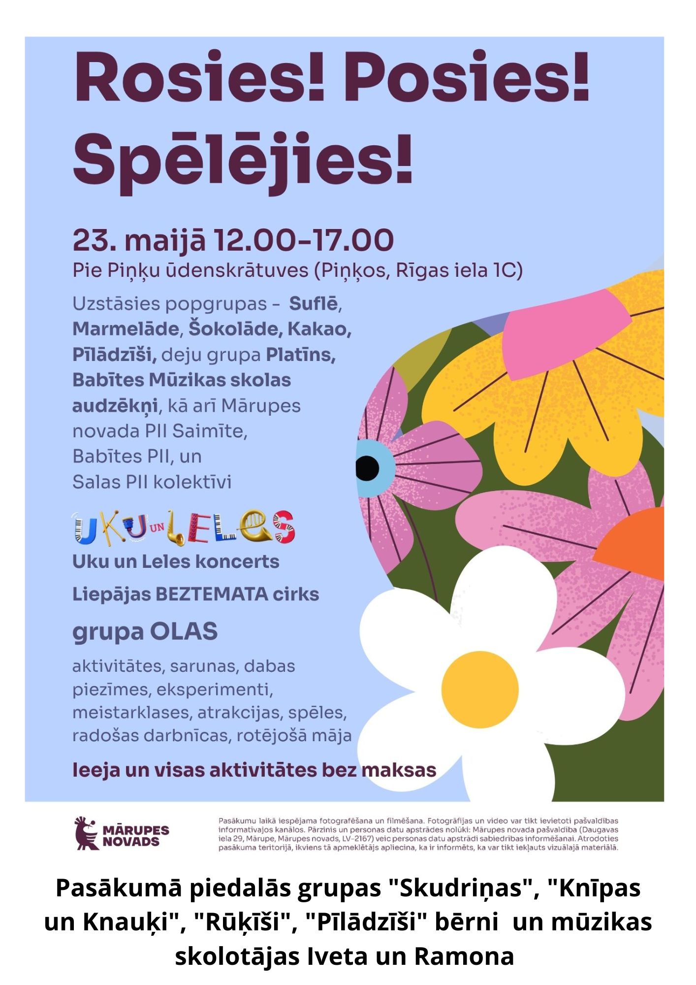 Rosies! Posies! Spēlējies!